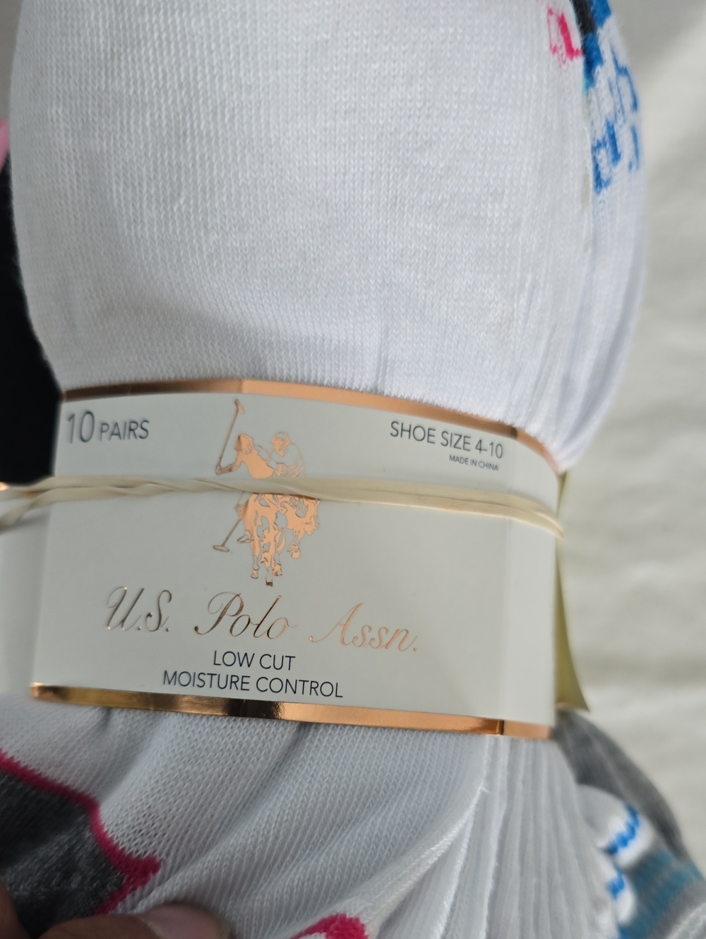 30 PAIRS U.S. Polo Assn. Low Cut Athletic Socks